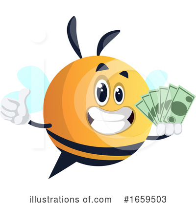 Royalty-Free (RF) Chubby Bee Clipart Illustration by Morphart Creations - Stock Sample #1659503