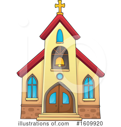 Royalty-Free (RF) Church Clipart Illustration by visekart - Stock Sample #1609920