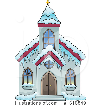Royalty-Free (RF) Church Clipart Illustration by visekart - Stock Sample #1616849