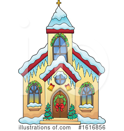 Royalty-Free (RF) Church Clipart Illustration by visekart - Stock Sample #1616856