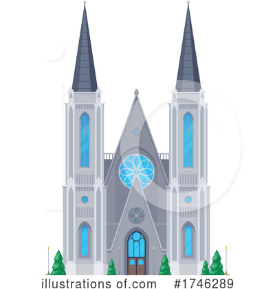 Royalty-Free (RF) Church Clipart Illustration by Vector Tradition SM - Stock Sample #1746289
