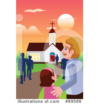 Royalty-Free (RF) Church Clipart Illustration by mayawizard101 - Stock Sample #89586