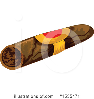 Royalty-Free (RF) Cigar Clipart Illustration by Vector Tradition SM - Stock Sample #1535471