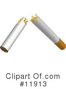 Cigarette Clipart #11913 by AtStockIllustration