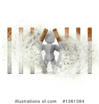 Royalty-Free (RF) Cigarette Clipart Illustration by KJ Pargeter - Stock Sample #1361384