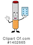 Cigarette Mascot Clipart #1402665 by Hit Toon