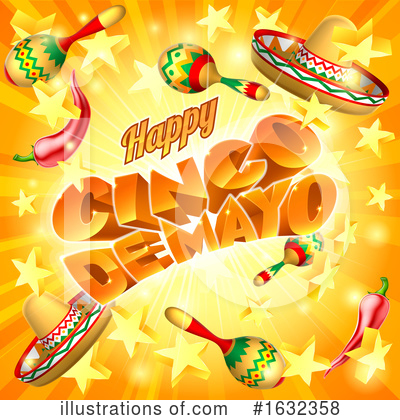 Cinco De Mayo Clipart #1632358 by AtStockIllustration