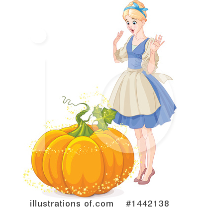 Royalty-Free (RF) Cinderella Clipart Illustration by Pushkin - Stock Sample #1442138