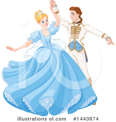 Royalty-Free (RF) Cinderella Clipart Illustration by Pushkin - Stock Sample #1443874