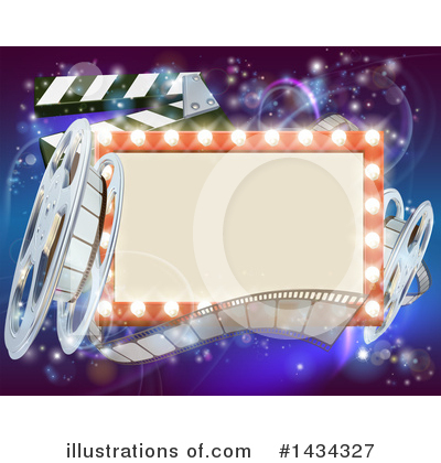 Movies Clipart #1434327 by AtStockIllustration