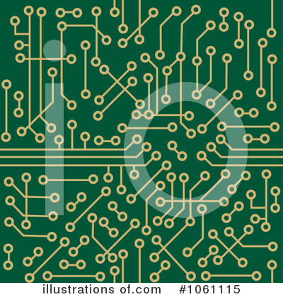 Circuit Board Clipart #1061115 by Vector Tradition SM