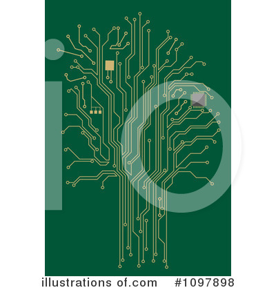 Motherboard Clipart #1097898 by Vector Tradition SM