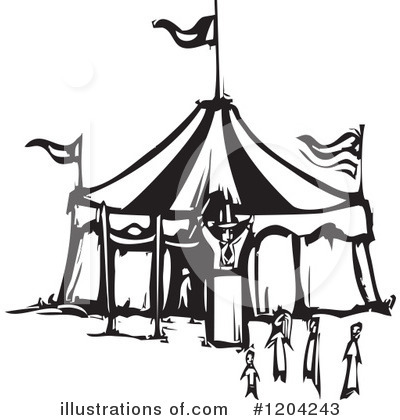 Royalty-Free (RF) Circus Clipart Illustration by xunantunich - Stock Sample #1204243