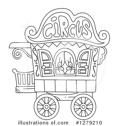 Royalty-Free (RF) Circus Clipart Illustration by BNP Design Studio - Stock Sample #1279210