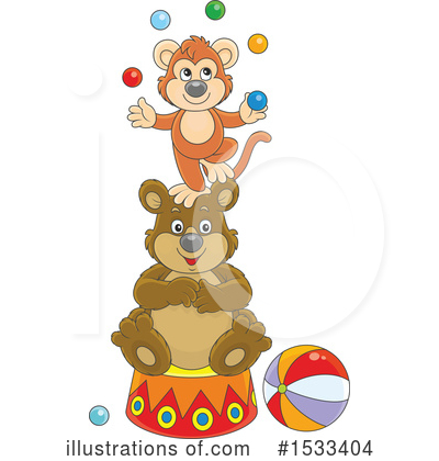Royalty-Free (RF) Circus Clipart Illustration by Alex Bannykh - Stock Sample #1533404