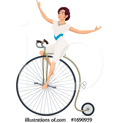Penny Farthing Clipart #1690959 by Vector Tradition SM