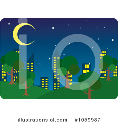 Royalty-Free (RF) City Clipart Illustration by Rosie Piter - Stock Sample #1059987
