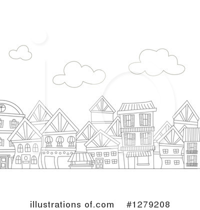Town House Clipart #1279208 by BNP Design Studio