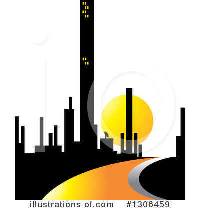 Skyscrapers Clipart #1306459 by Lal Perera