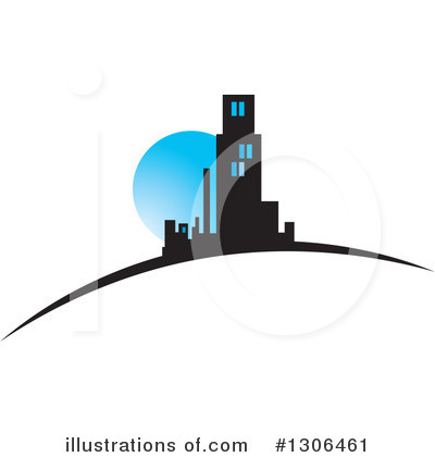 City Clipart #1306461 by Lal Perera