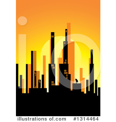 Skyscrapers Clipart #1314464 by Lal Perera