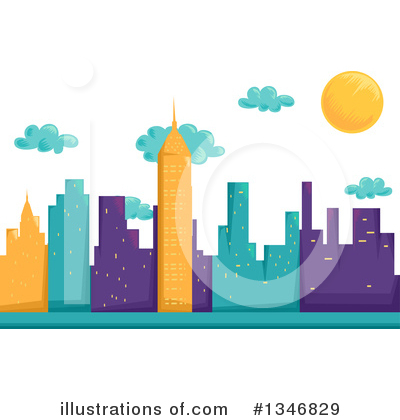 Royalty-Free (RF) City Clipart Illustration by BNP Design Studio - Stock Sample #1346829