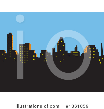 Royalty-Free (RF) City Clipart Illustration by Clip Art Mascots - Stock Sample #1361859