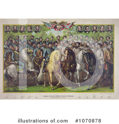 Royalty-Free (RF) Civil War Clipart Illustration by JVPD - Stock Sample #1070878