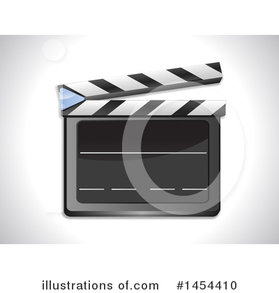 Royalty-Free (RF) Clapperboard Clipart Illustration by elaineitalia - Stock Sample #1454410