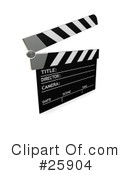 Clapperboard Clipart #25904 by KJ Pargeter