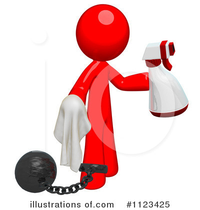 Royalty-Free (RF) Cleaning Clipart Illustration by Leo Blanchette - Stock Sample #1123425