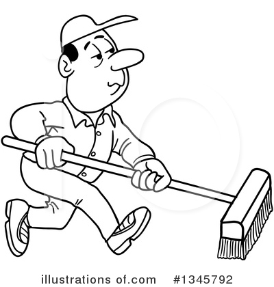 Royalty-Free (RF) Cleaning Clipart Illustration by LaffToon - Stock Sample #1345792