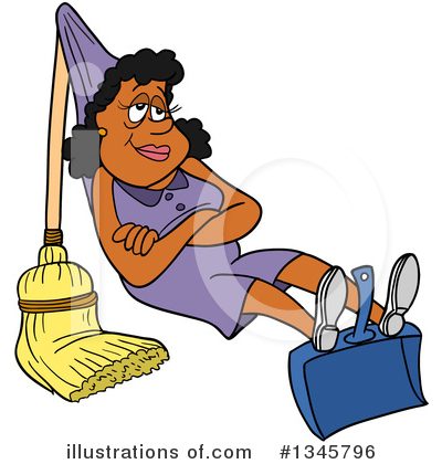 Janitors Clipart #1345796 by LaffToon