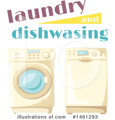Washing Machine Clipart #1461293 by Vector Tradition SM