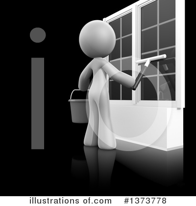 Window Washer Clipart #1373778 by Leo Blanchette
