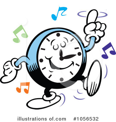 Royalty-Free (RF) Clock Clipart Illustration by Johnny Sajem - Stock Sample #1056532