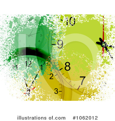 Royalty-Free (RF) Clock Clipart Illustration by elaineitalia - Stock Sample #1062012