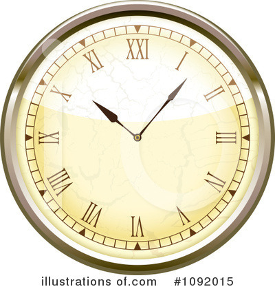 Royalty-Free (RF) Clock Clipart Illustration by michaeltravers - Stock Sample #1092015
