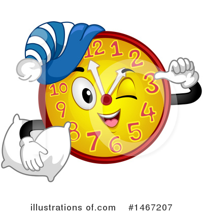 Royalty-Free (RF) Clock Clipart Illustration by BNP Design Studio - Stock Sample #1467207
