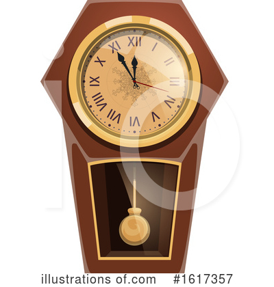 Clock Clipart #1617357 by Vector Tradition SM