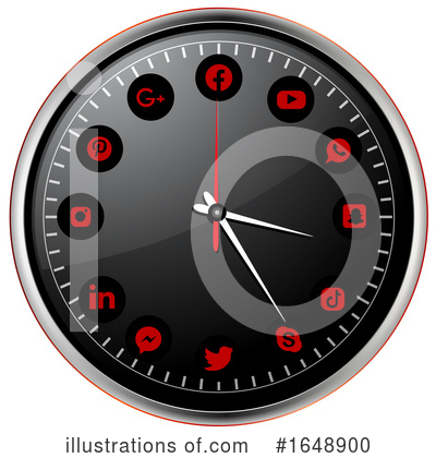 Royalty-Free (RF) Clock Clipart Illustration by elaineitalia - Stock Sample #1648900