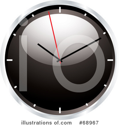 Royalty-Free (RF) Clock Clipart Illustration by michaeltravers - Stock Sample #68967