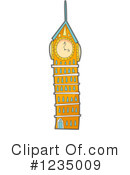 Clock Tower Clipart #1235009 by BNP Design Studio