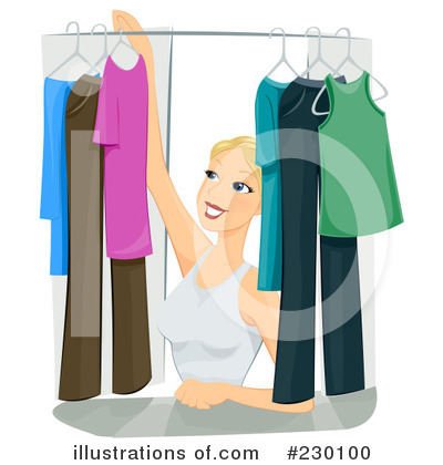 Royalty-Free (RF) Clothes Clipart Illustration by BNP Design Studio - Stock Sample #230100