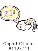Cloud And Rainbow Clipart #1197711 by lineartestpilot