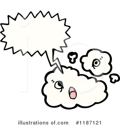 Royalty-Free (RF) Cloud Clipart Illustration by lineartestpilot - Stock Sample #1187121