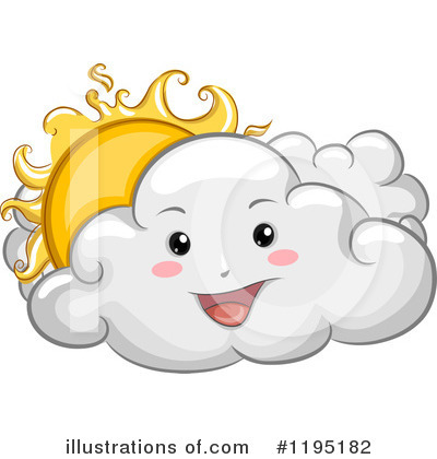 Clouds Clipart #1195182 by BNP Design Studio