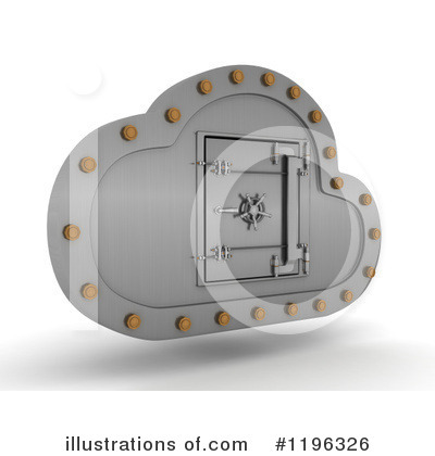 Royalty-Free (RF) Cloud Clipart Illustration by KJ Pargeter - Stock Sample #1196326