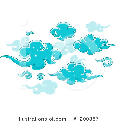 Clouds Clipart #1200387 by BNP Design Studio