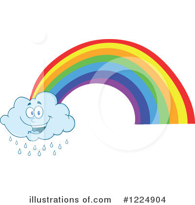 Cloud Character Clipart #1224904 by Hit Toon
